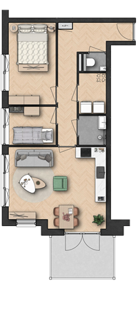 Floorplan - Brugweg Bouwnummer 9, 2741 KZ Waddinxveen